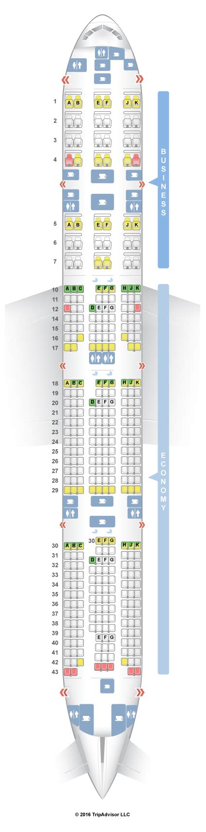 seatguru b777-300er|SeatGuru Seat Map Qatar Airways.